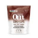 OM Mushroom Cordyceps Polvere 7.05 oz (100 Serve) – Organico, Vegan, Non OGM, Gluten-Free – Energy, Stamina & Endurance Support – Superfood adattivo per sport, Performance, Smoothies & Tea