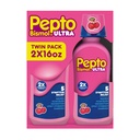 Pepto Bismol Liquid Ultra per Nausea, Heartburn, Indigestione, Upset Stomach e Diarrea - 5 Symptom Fast Relief, Cherry Flavor 12 oz (Pack of 3)