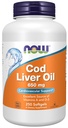 NOW Alimenti Integratori, Cod Liver Oil 650 mg, Eccellente Fonte di Vitamine A e D-3, 250 Softgels