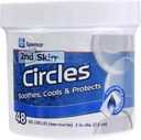 Spenco 2nd Skin Circles Protezione calmante per Blisters, Hot Spots e Irritazioni cutanee, Gel Circles 48-Count