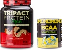 Polvere di proteina vegana TRIPACT, per Vegan Protein Shakes, vaniglia di burro di arachidi (20 Serve) BCAA naturale, polvere BCAA a base vegetale, aroma di limonata (30 Serve)
