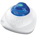 Vicks Warm Vaporizzatore a vapore, Camere piccole e medie, Serbatoio da 1,5 galloni – Umidificatore caldo della nebbia per camere per bambini e bambini con luce notturna, funziona con Vicks VapoPads e VapoSteam