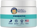Sotto il Meteo Pet Probiotici Polvere per gatti | Vet Formulated Probiotic Supplemento per la salute del fegato digestivo | promuove la buona digestione e immunità | Aids Diarrea occasionale per gatti (2.54 Oz)
