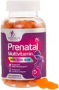 Vitamine Prenatali per Donne 1335mcg - Vitamine di Gravidanza Gummies con Acido Folico, Vitamina A, C, D3, B12, B6 - Gomma Multivitamina Prenatale per Supporto Fetale, Donne Incinte e Infermieristica - 120 Gummies