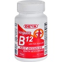 Deva Nutrition Vegan B12 Sublingual 1000 mcg con acido folico e B6 non certificato Kosher - 90 Tablet di Deva Nutrition