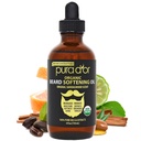 PURA D'OR 4 Oz ORGANIC Beard Softening Oil - Profumo originale in legno di Sandalo - Condizionatore di foglie, Olio di Argan & Jojoba - Manutenzione di Mustache, Aumento della morbidezza e della forza - Capelli di barba, Pelle & Face