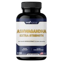 Gade Nutrition Ashwagandha Integratori - Extra Forza, Ashwagandha Polvere Capsule con Pepe Nero, Mood naturale, Focus e Integratore di Supporto Energetico, 120 Veggie Capsule, USA Made