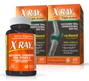 X Ray Dol Tripla Azione Joint Support Supplemento con Glucosamina 1500mg, Condroitina 800mg, MSM 750mg e 5X Vitamina D per Giunti Sani, Bones & Cartilage - 60 Conteggio per Bottiglia - 2 Confezione