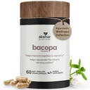 AKSHAR Ayurveda - Bacopa 500mg Brahmi Supplemento, Rejuvenate System, Bacopa Pills to Support Cognitive Function for Adults, Vegan Cruelty Free Bacopa Monnieri (60 Conte)