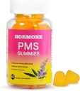 PMS Gummies for Women Hormone Balance,60 Count PMS Support Supplemento Gummies for Relief Menstrual Cramp& Bloating, Vegan PMS Relief Gummies with Chasteberry,Vitamin B6