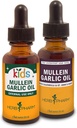 Herb Pharm Mullein olio di aglio, 1 Oz e bambini Mullein olio di aglio, 1 Oz Insieme di regalo di erbe