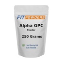 Polvere alfa-GPC 250 grammi, non OGM Alpha GPC Supplemento Choline Powder, Vegan, Terze Parti Testate, Pre-allenamento, Memoria e Focus, con Scoop