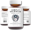 Semplicemente bilanciato – Equilibrio dell'ormone per le donne – Restore Armonia dell'ormone – Supplementi PMDD per le donne – Perimenopausa – Menopausa – Riduttore di cortisolo – PMS – Supplementi PCOS – 120 ct