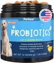 Probiotici per cani, chews probiotici del cane per la salute dell'immunità di Gut Immmunity Yeast Itchy pelle Ears Puppy Probioticos Enzimi digestivi con prebiotici chewable Ridurre le allergie del gas di diarrea
