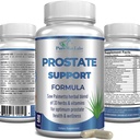 Formula di supporto alla prostata per gli uomini - Saw Palmetto, Sterol vegetale, 33 Erbe, Pillole di controllo della vescica per ridurre l'urinazione frequente & DHT Blocker per prevenire la perdita dei capelli | Supplemento alla prostata | 90 capsule