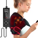 Creatrill Spalla Riscaldamento Pad con Massaggiatore per Rilievo Del Dolore Spalla Tessuto Profondo, Massaggiatore Riscaldamento Pad Elettrico per Spalla Congelata, Bursitis Spalla Artrite, Tendonite, Rilievo Del Dolore Di Polso Rotatore