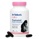 La mamma Postnatal Multi-Vitamina del Dr. Talbot - DHA, Acido Folico, Vitamine e Altro - Supporta nuove mamme per migliorare il benessere - 60 Softgels