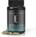 Incantato Living Spirulina Capsules - 90 x 500 mg, Superfood Basato sulle piante ad alta potenza, Integratori, Cellulosa Vegetale Non OGM