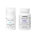 Skinuva® Scar (0.5 oz) & Bruise (14 capsule) - Crema Silicone avanzata formulata con Fattori di Crescita & Bruise Remedy omeopatico Formulato con Arnica, Bromelain & Zinc