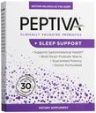 Peptiva 26 miliardi di CFU Probiotico e Sonno - Clinicamente convalidato Probiotico Multi-Straina - Lactobacillus e Bifidobacterium, Melatonina - 30 Conte