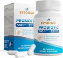 Probiotici per le donne e gli uomini, Pro Formula, Integratore Probiotico Quotidiano, Aiuta Soothe Occasional Abdominal Discomfort & Bloating, 500 miliardi di CFU, 22 Strains, 52 Capsule