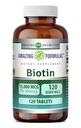 Incredibile Formulas Biotin Supplemento | 15000 Mcg Per Serving | 120 compresse | Non-GMO | Gluten Free | Made in USA