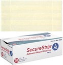 Dynarex Wound Closure Strips - Sterile, Fornisce supporto sterile a piccoli tagli & pelle con Suture, Stitches, & Staples e Aftercare, Bianco, 1/4” x 3” - 1 Box di 50 strisce
