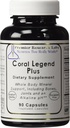 Coral Legend Plus, 90 capsule - Formula di supporto per pH per il supporto minerale del corpo intero, inclusi le ossa, le articolazioni, i denti e un pH alcalino