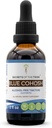 Segreti della Tribe Blue Cohosh Tincture Alcohol-Free Liquid Extract, Responsibilmente allevato Blue Cohosh (Caulophyllum Thalictroides) Radice secca (2 FL OZ)