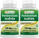 Migliore Naturals Potassium Iodide 130 mg per porzione - Supplemento dietetico, 90 compresse (2)