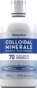 Piping Rock Minerali Colloidali Liquido | 32 fl oz | Supplemento di tintura non aromatizzata | Piani Derived Essential Trace Minerals | Vegetariano, Non OGM, Gluten Free