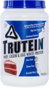 Polvere di proteina alta di Trutein di nutrizione del corpo: 45% Whey, 45% Casein, 10% bianco dell'uovo, senza glutine, basso sodio, polvere di proteine del siero di erba, supplemento di palestra & Shake di colazione, torta di velluto rosso, 2lb