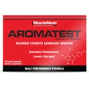 MuscleMeds AROMATEST Testosterone Booster & Aromatase Inibitore, Abbassa l'estrogeno, Supporta la costruzione e la resistenza del muscolo, sostituzione dell'ormone antiinvecchiamento per gli uomini, 30 tappi liquidi