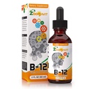 Vitamina B Complesso Gocce liquide con assorbimento rapido - Super B Liquid Complex Vitamine B2, B3, B5, B6 & B12 - Potenziamento dell'energia naturale, Focus mentale e sistema immunitario sano