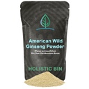 Integratore di Ginseng organico puro di Ginseng della polvere di Ginseng di Wild Harvested 20+ anni di radici vecchie di Appalachia (Panax Quinquefolius) | Nessun filler o Additivi (25 Grammi)