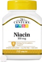 21 ° secolo Niacin compresse, 100 mg, 110 conte