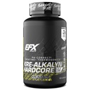 EFX Sports Kre-Alkalyn Hardcore | Termogenico pH Corretto Creatina Monoidrato pillola Supplemento | Energy & Strength Pre Workout | 40 Serve, 120 Capsule