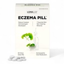 Loma Lux Eczema Pills – Natural Eczema Trattamento Remedy Rilievo – Dermatologo Sviluppato – 7 Minerali Clear & Prevent Severe Eczema Scaling, Rash, Anti Itch Skin Body Face per adulti, bambini, bambini