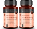 pureclinica 1500mg Glucosamine HLC e Chondroitin x 360 compresse (2 bottiglie di 180) - 12 mesi di fornitura. Il più efficace e bio attivo: Condroitina 90%, Glucosamina HCL 83.1%