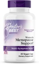 Il miglior supporto della menopausa delle donne del dottore (Soy Isoflavone, Cohosh nero, Albero del cast), Rilievo Multi-Symptom, Non-OGM, Gluten Free, Vegan 30 Caps Veggie