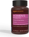 Elements One Daily Women's Probiotic, Support Urinary Tract and Vaginal Health, 50 miliardi di CFU (7 ceppi), Lactobaccilus e Bifidobacteria blend, 30 capsule