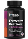 Radice di barbabietola organica, Maca nera, Carrot, Spinach, Mirtillo, Ginger | Salute complessiva per le donne e gli uomini | Made in USA | 90 capsule vegetali