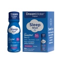 Bevanda di supplemento di aiuto di sonno dell'acqua del sogno; Melatonin 5mg, GABA, 5-HTP; Zucchero Zero, aromi naturali, Nessun colore aggiunto, 2.5 oz Dormire liquido Shots, Snoozeberry, 4-Paese