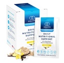 Sostegno nutrizionale giornaliero di Equilife, Sostituzione Multivitamina Meal, Sapore di Vanilla Puro, Proteine delle Piante 15G, Supporti Benessere Complessivo Compreso Energia, Digestione, & Skin, 14 Pacchetti