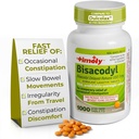 Timely Laxative Bisacodyl 5mg Tablets - Stimolant Lassativi per la costipazione Fast Acting & Gentle - Rilievo di costipazione notturna per adulti -1000 compresse