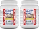 Yerba Prima Whole Psyllium Husk Fiber Supplemento 20 oz (Pack of 2) - Vegan, Gluten Free, Non OGM