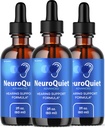 (3 Pack) Gocce NeuroQuiet - Supporto per l'udito giornaliero NeuroQuiet Ufficiale Tutti Natural Clean Liquid Advanced Formula for Ear Health, Auditory Clarity & Inner Ear Balance Recensioni, 3 bottiglie per 3 mesi