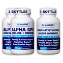 Alpha GPC & Uridine 2X 60 capsule + Phosphatidylserine & Bacopa 1x 120 capsule, 2 mesi di fornitura