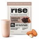 Polvere di proteine del siero di erba-feed - Mandorla di cioccolato campione | 25g Proteine senza aromi artificiali, colori, o conservanti - Zucchero libero, senza glutine, soia gratis (sez.