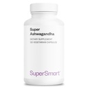 SuperSmart Super Ashwagandha 600mg al giorno (Patented) - KSM-66 Ashwagandha - Alta potenza 5% Withanolides | Non-OGM & Gluten Free - 120 capsule vegetariane